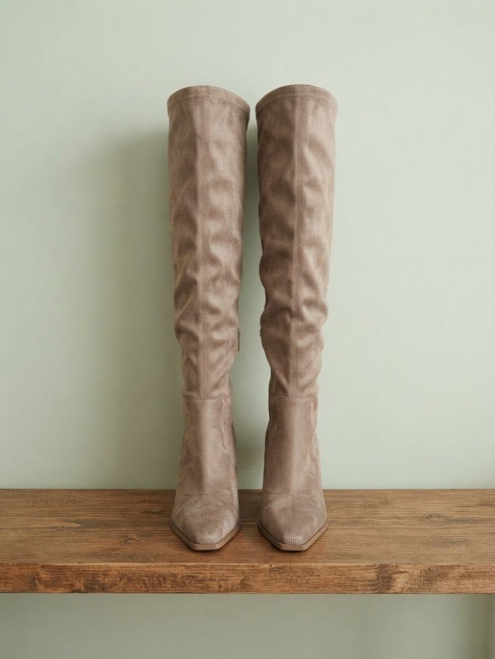 Charles David | Tan Suede Knee High Boots Size 8M